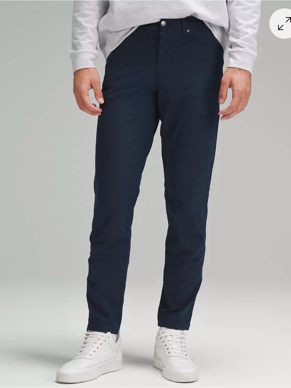 lululemon Athletica Men's ABC Classic-Fit 5 Pocket Pant 32L Warpstreme Navy